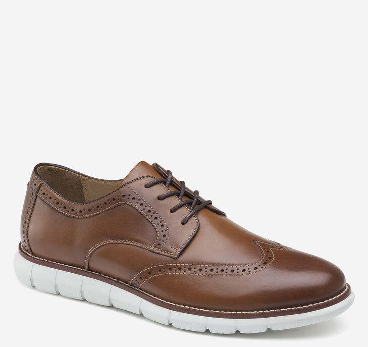 Johnston & Murphy Holden Wingtip Oxfordskor Herr - Bruna Finskor [QI9746581]